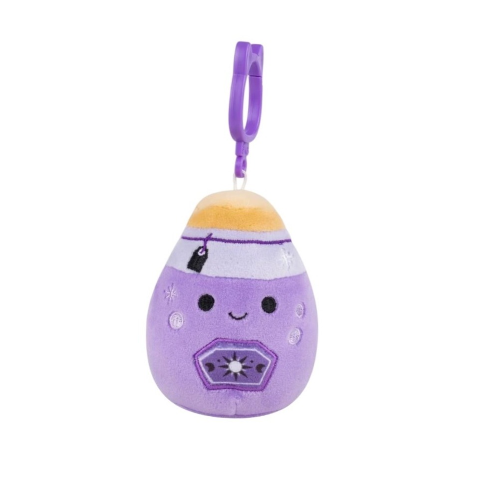 Squishmallows Kensington Potion Bottle Clip On Plush Keychain Halloween
